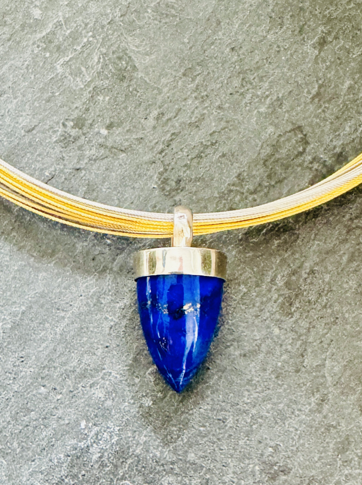 Lapislazuli Spitzkegel Anhänger